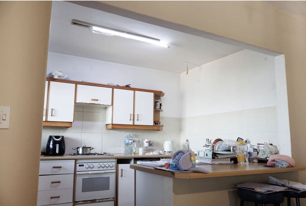 Spacious duplex in secure complex, needs modernisation, original photo